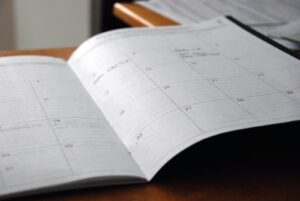 Use A Calendar And A Day Planner To Keep Track Of Events