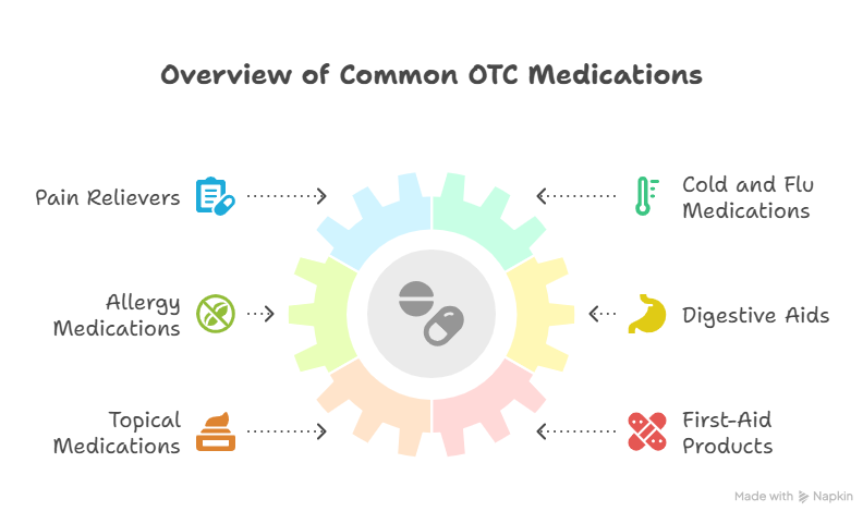 Structural Chart of The Types of OTC Medications