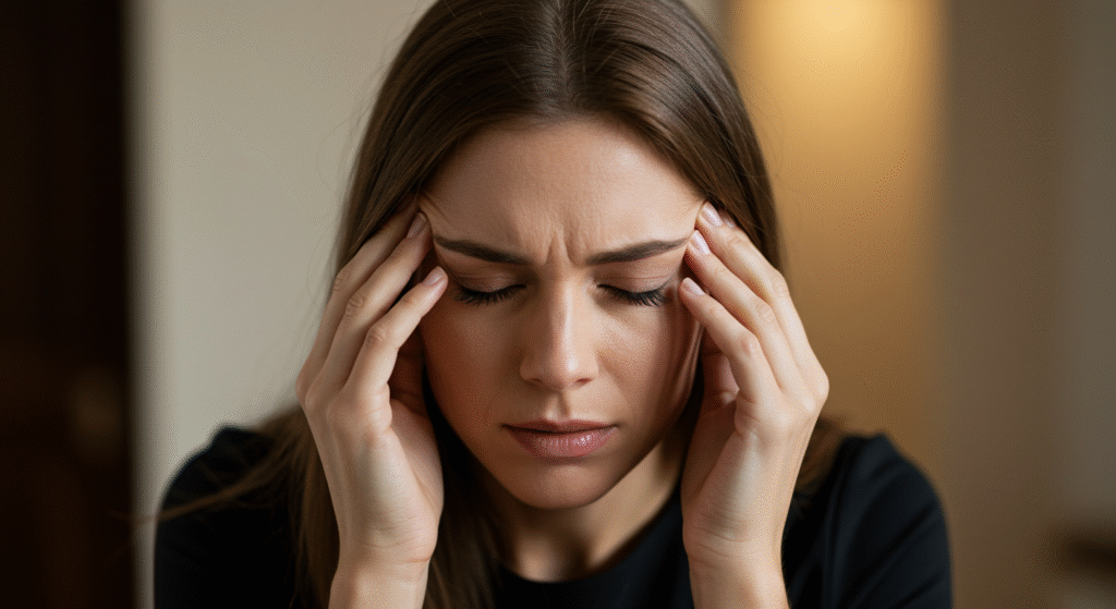 Woman with a Headache