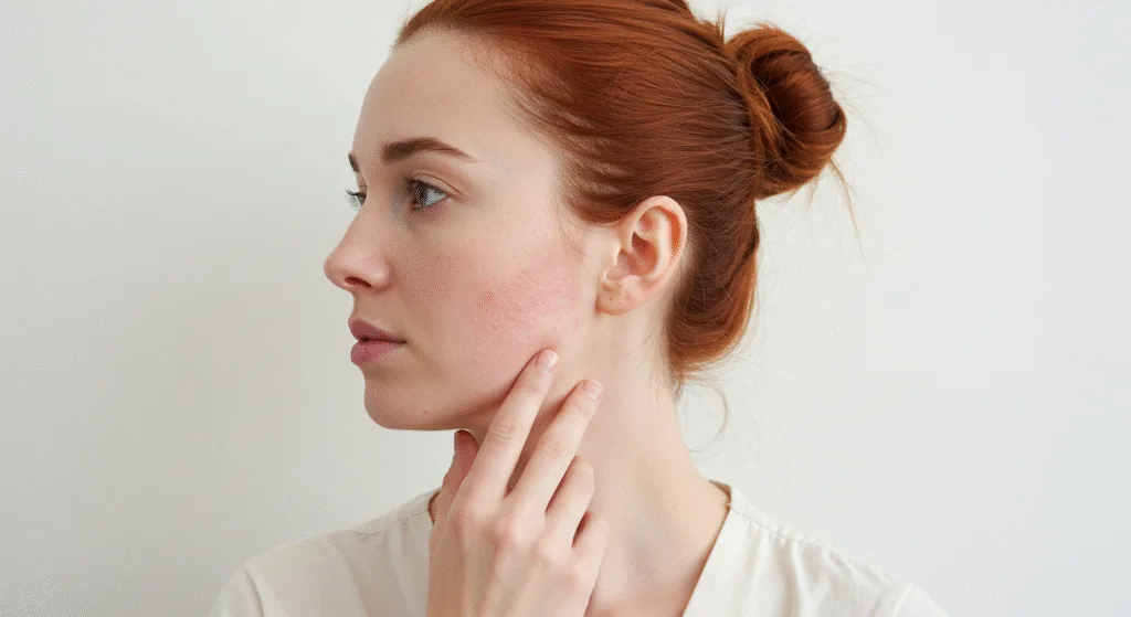 Woman With a Skin Irritation