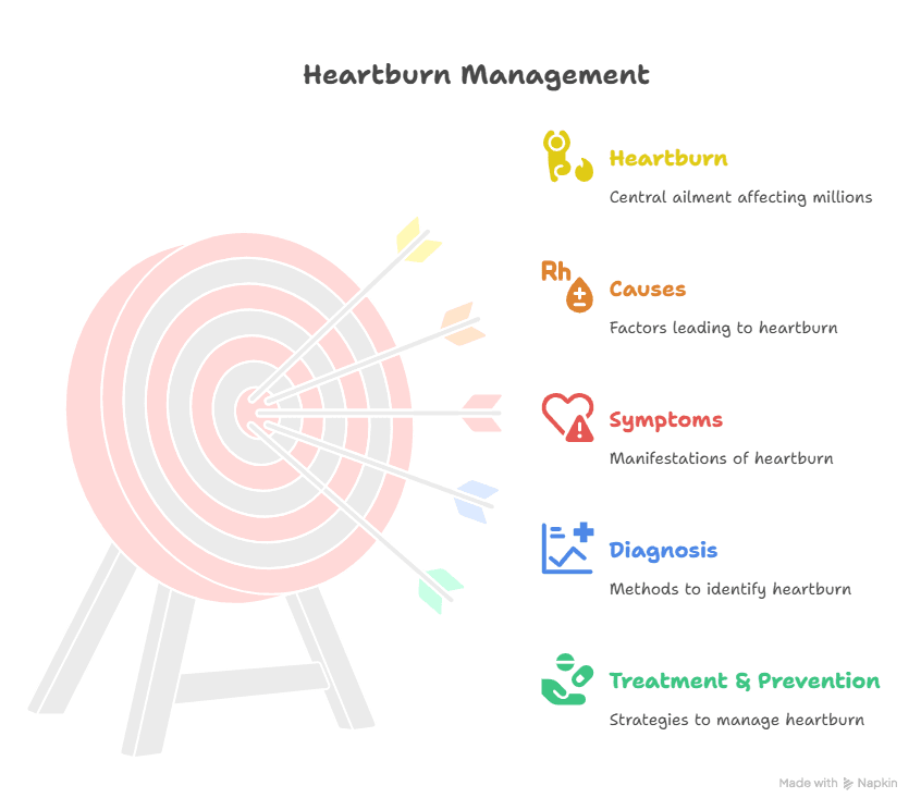 Visual Blueprint for Understanding Heartburn